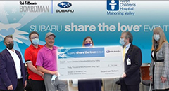 Subaru 2021 Share the Love check presentation