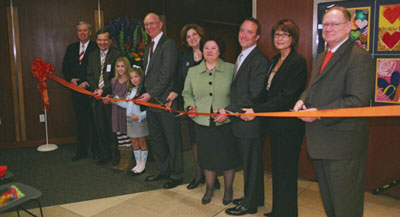 Beeghly campus ribbon cutting